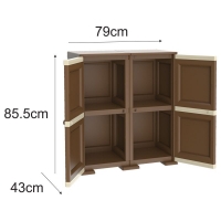  کمد دو طبقه دو درب 1443 وندیک