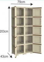 کمد پنج طبقه دو درب 1448 وندیک